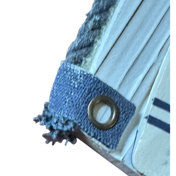 Nautical Boat Shaped Picture Photo Frame Coastal Decor Anchors Oars Distressed - Picture 4 of 5